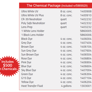 Lens Pro Standard 9-Pan with Chemical Starter Pack