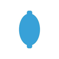 UltraBlue™ 17x30 Oval Solid - 1K