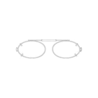 Visionaries® Lo Oval Mirrored Clip-Ons