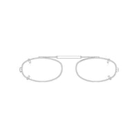 Visionaries® Rimless Mod Rectangle Clip-Ons