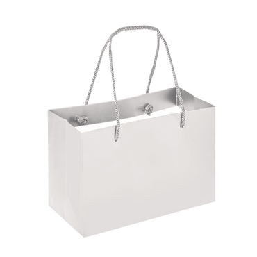 Boutique Shopping Bags White - Laminated (Small) [Min. Order Qty: 100 Bags]