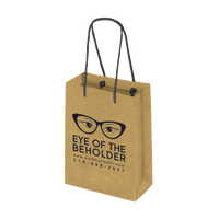Boutique Imprinted Eco-Friendly Shopping Bags - Kraft (Small) [Min. Order Qty: 500]