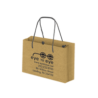 Boutique Imprinted Eco-Friendly Shopping Bags - Kraft (Small) [Min. Order Qty: 500]
