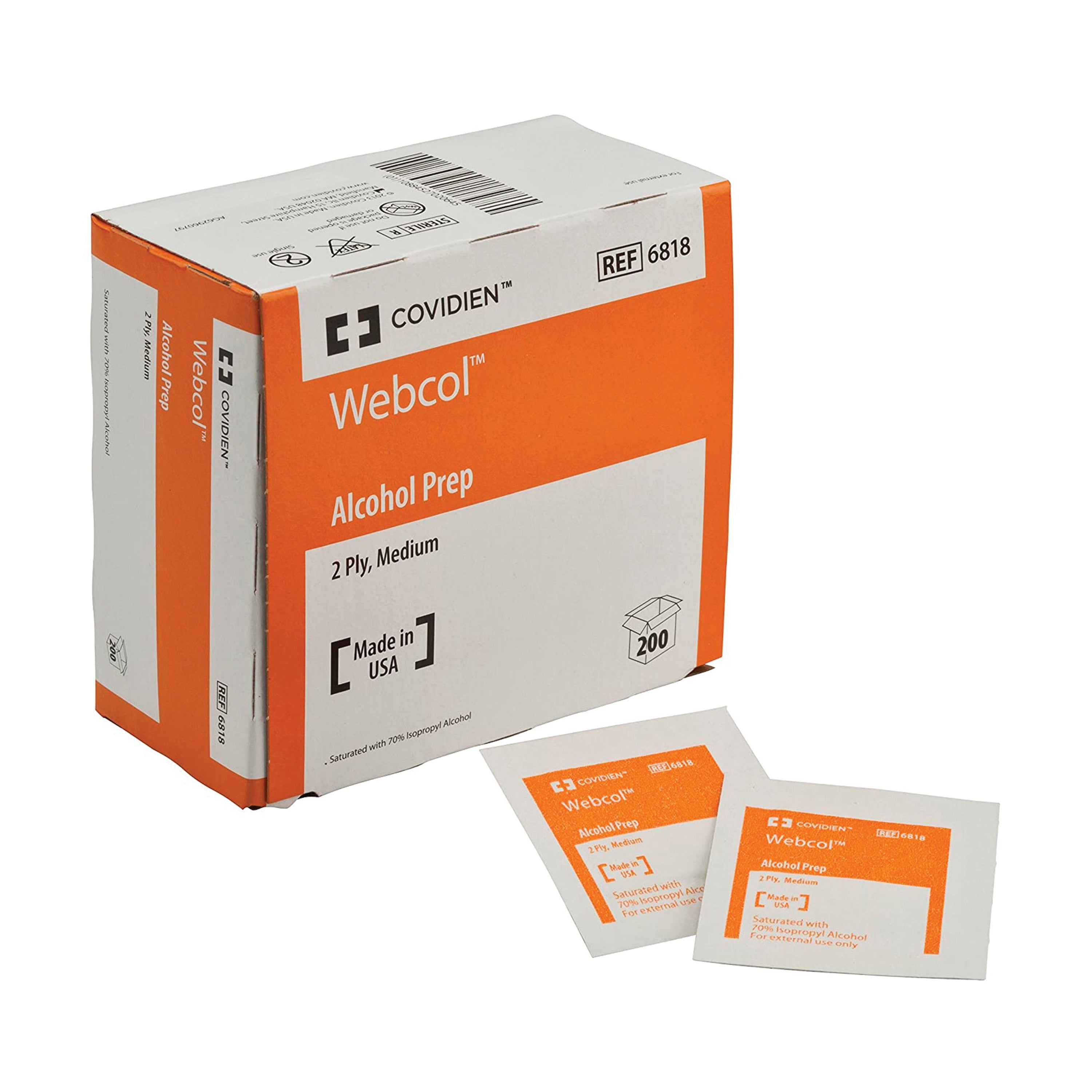 Sterile Alcohol Prep Pads - Medium