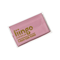 Purity™ Imprinted Chamois Cloth in Clear Pouch (Metallic Ink)