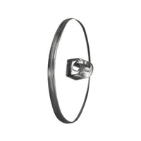 Polycarbonate "M" Pad Nose Pads - Round & Oval - Snap & Screw - 9mm