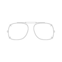 Visionaries® Square Mirrored Clip-Ons